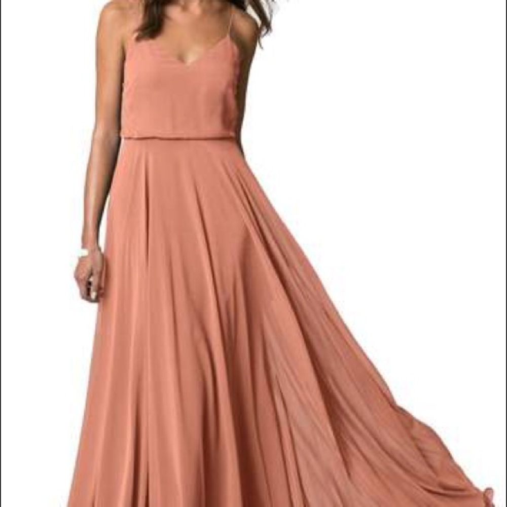 Jenny Yoo Inesse Bridesmaid Dress in Sedona Sunset